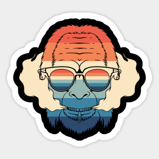 Monkey Classic Gangster Sticker